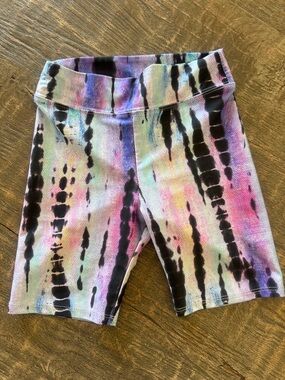 PixieLane Kids Tie-Dye Bike Shorts - Multicolor